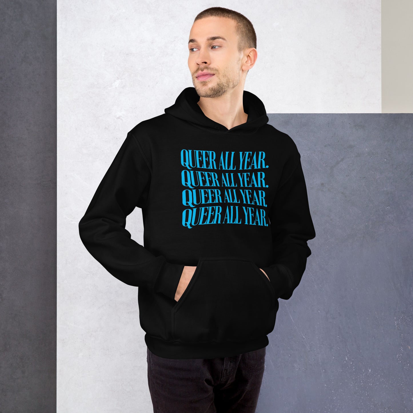 Queer All Year - Unisex Hoodie