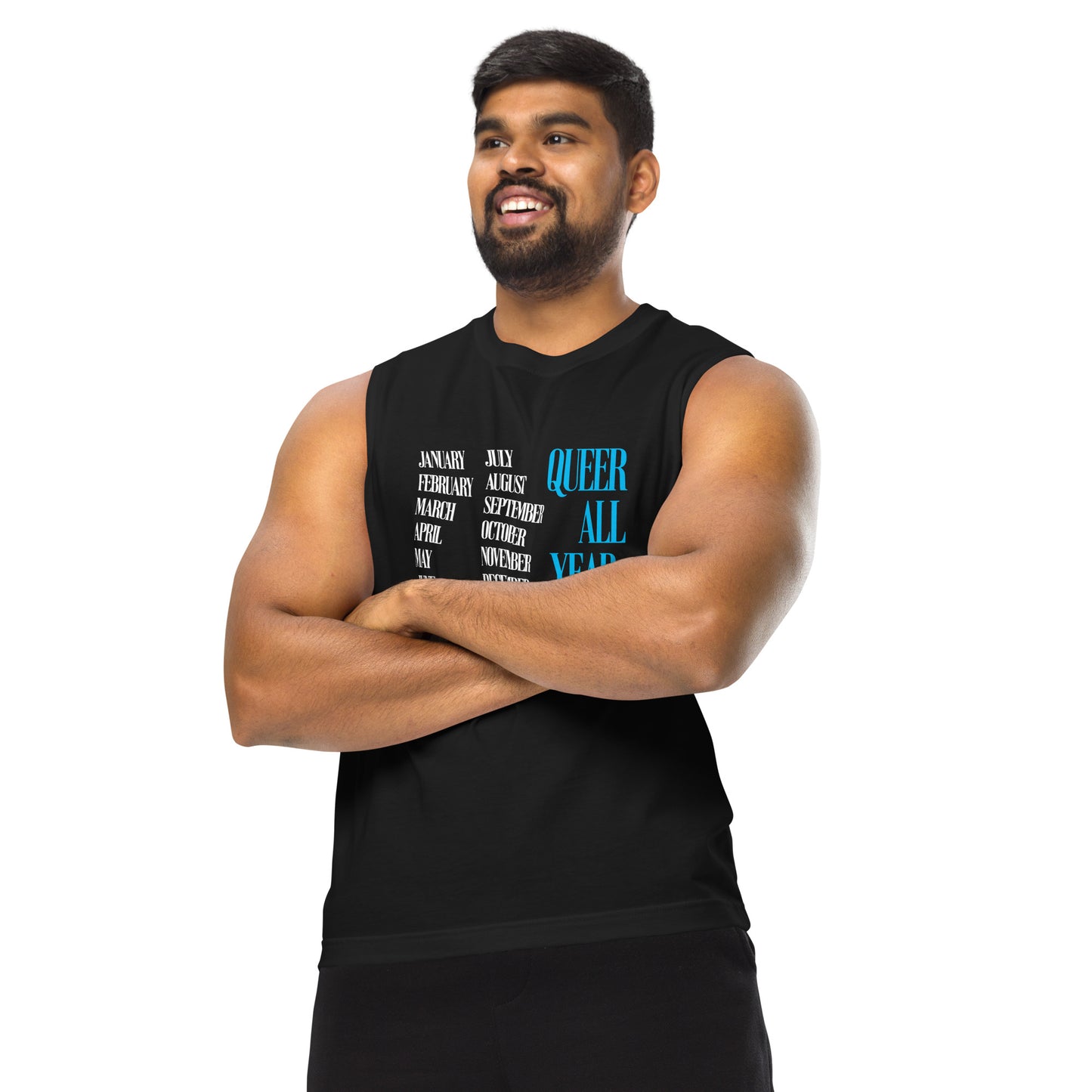 Queer All Year - Show Off Those Muscles Shirt