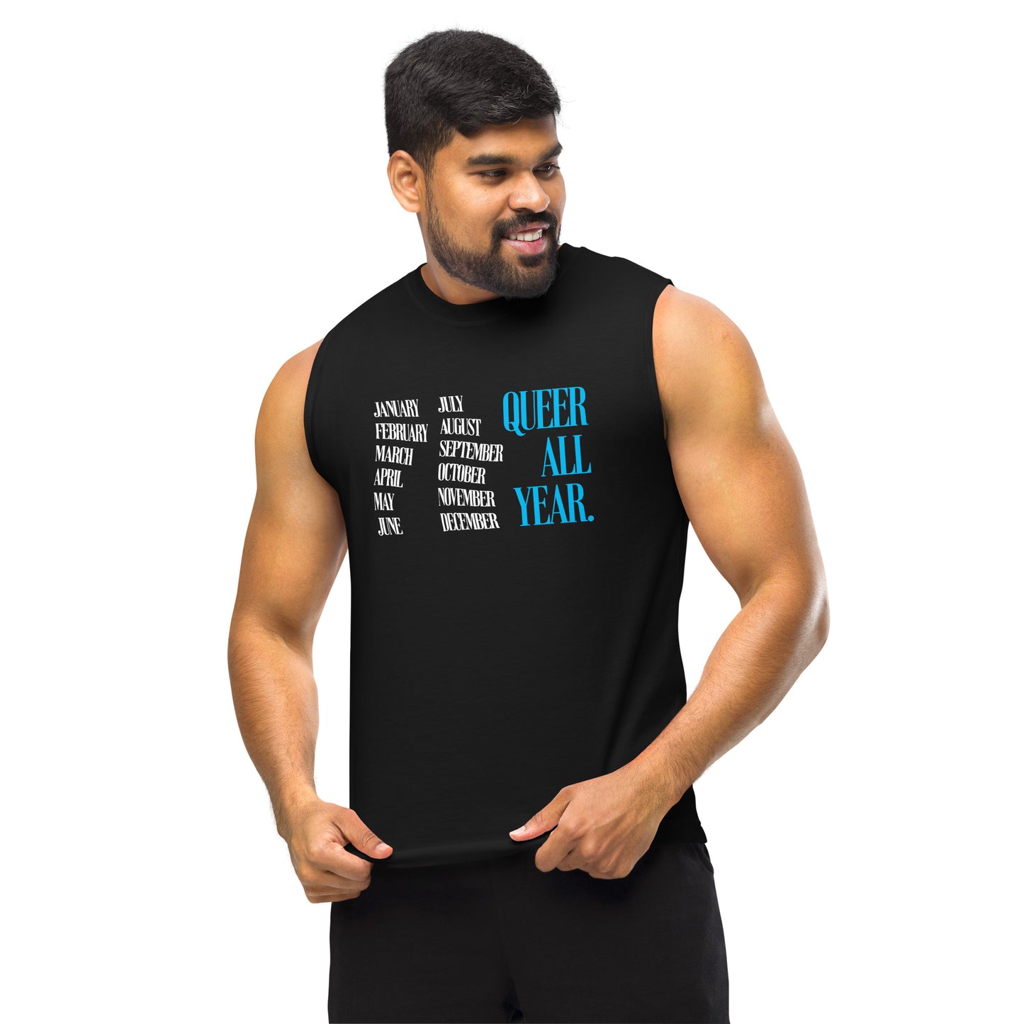 Queer All Year - Show Off Those Muscles Shirt