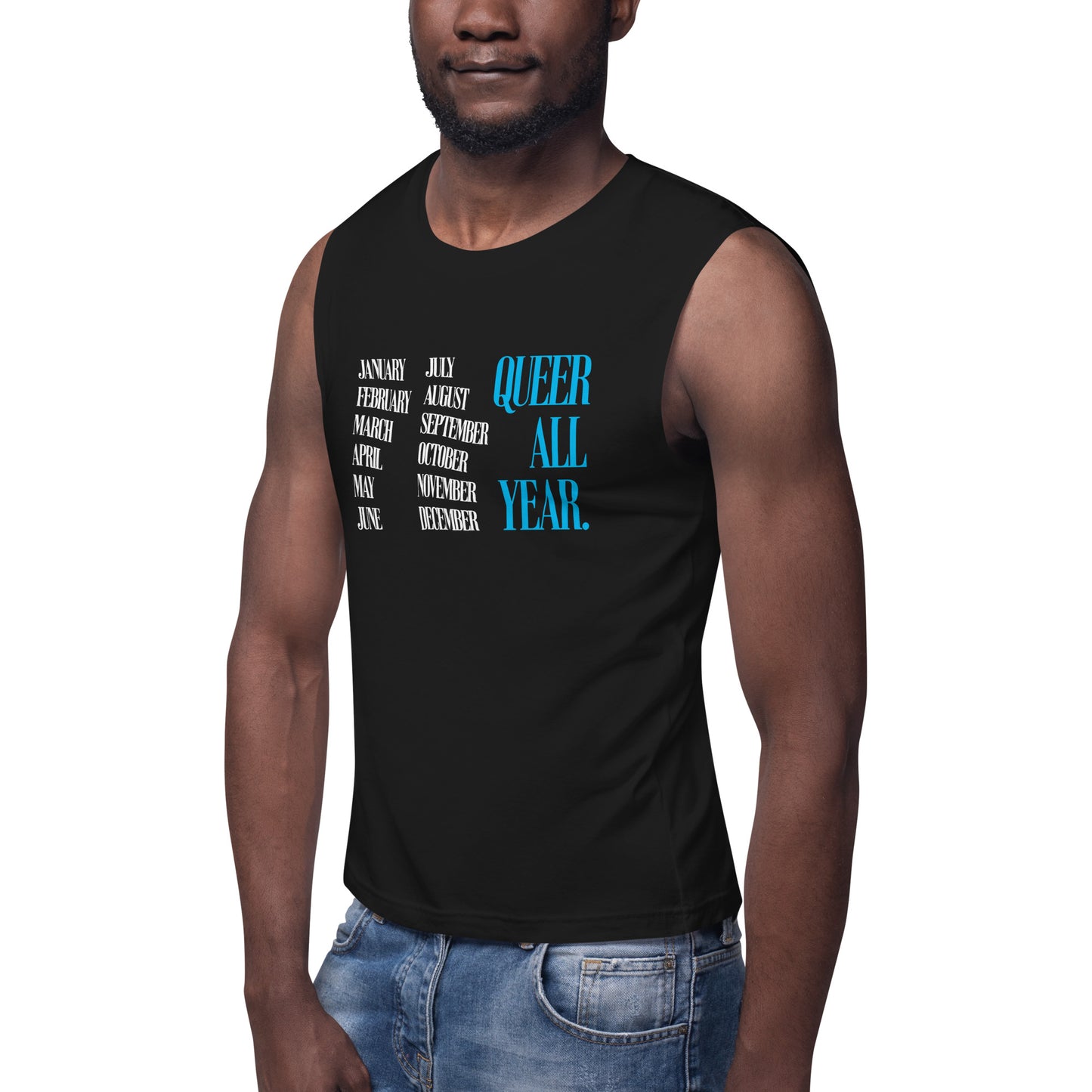 Queer All Year - Show Off Those Muscles Shirt