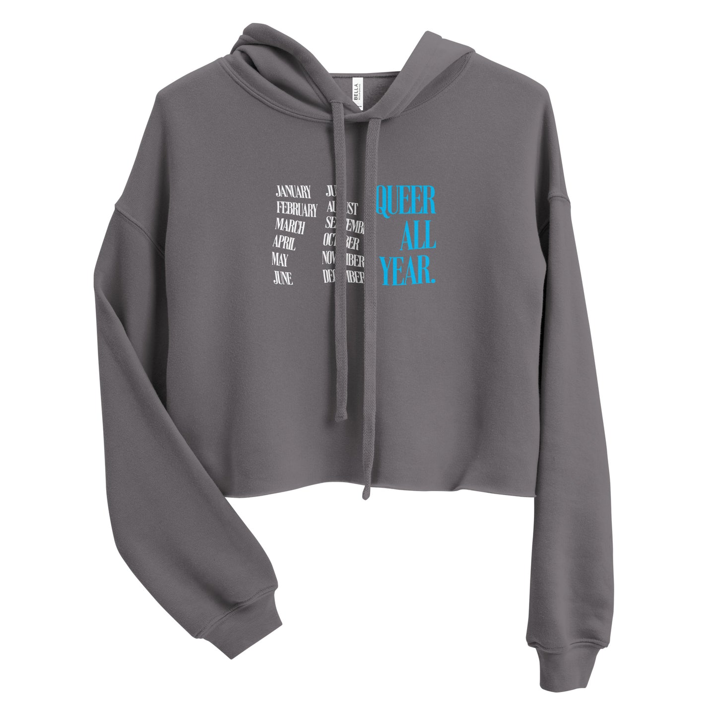 Queer All Year - Crop Hoodie